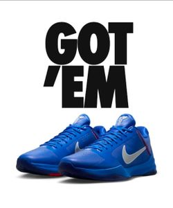 Kobe 5 Dodgers Size 12 $240