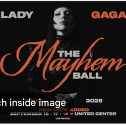 Lady Gaga Tickets Chicago 