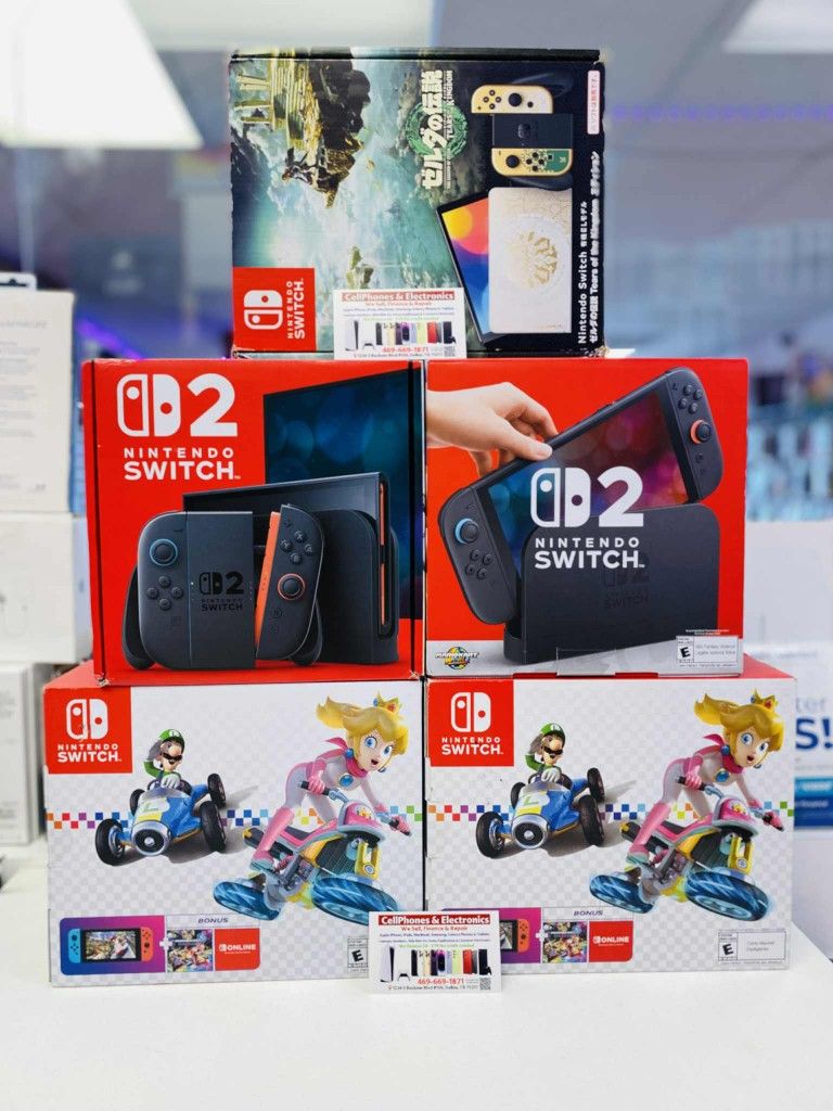 Nintendo Switch OLED & Nintendo Switch 2 Brand New-On Payments With Just $50 Down - Fast Approval Easy Payments