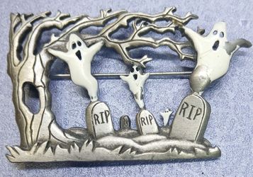 Vintage JJ Holloween Pin
