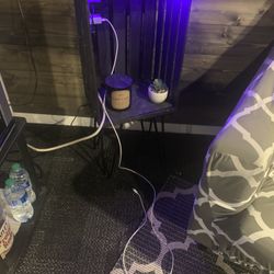 Handmade Crate End Table /nightstand 