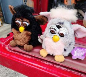 Two Vintage Tiger Electronic Furbies