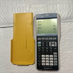 Texas Instrument TI NSPIRE Graphing Calculator W Cover Tested Ti 84 Plus Keypad.