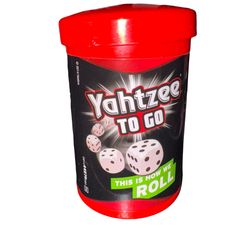 Yahtzee To Go Game Set Complete Dice Cup Score Pads Instructions Pencil