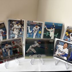Dodgers Baseball Cards - Ohtani, Smith, Betts, Sasaki, and more