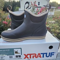 Xtratuf Womens Ankle Deck Boots 100% Waterproof Size 10 *NIB*