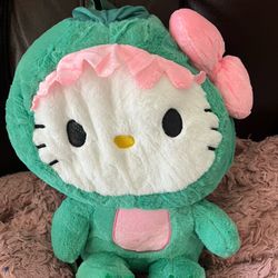 Hello Kitty Dinosaur Cosplay Plush Back Pack 