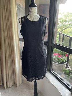 JACK fully lined lace dress with cutouts in lining size L 