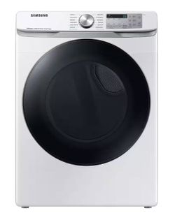 Samsung 7.5 cu. ft. Smart Gas Dryer with Steam Sanitize+ in White