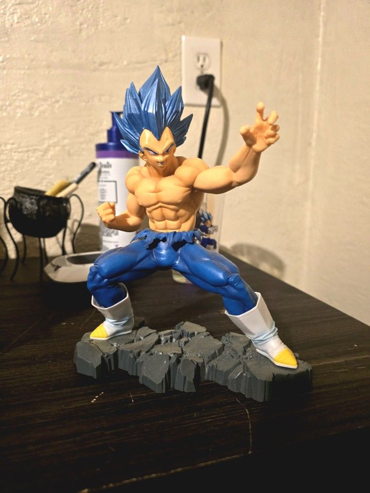 Banpresto DRAGONBALL Z DOKKAN BATTLE 6TH SSG SS Vegeta evolution Figure 18cm