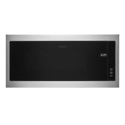Whirlpool - 1.1 Cu. Ft. Built-in Microwave with Slim Trim Kit - Stainless Steel