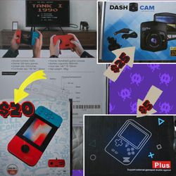 Dash cam and gaming systems