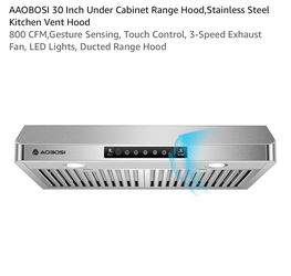Brand new range hood -  you can test it.