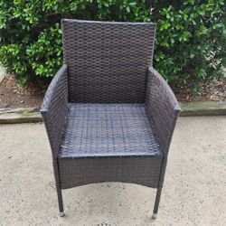 (1) Malta Wicker Patio Armchair 