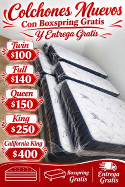 Mattress Pillow Top New