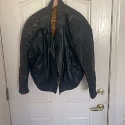 Leather Jacket Made In Italy, Medium