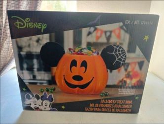 Mickey mouse Pumpkin candy bowl