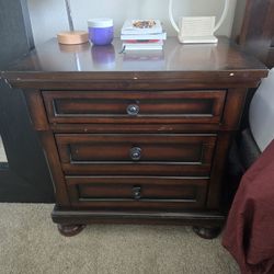 Large, Dark Brown Night Stand