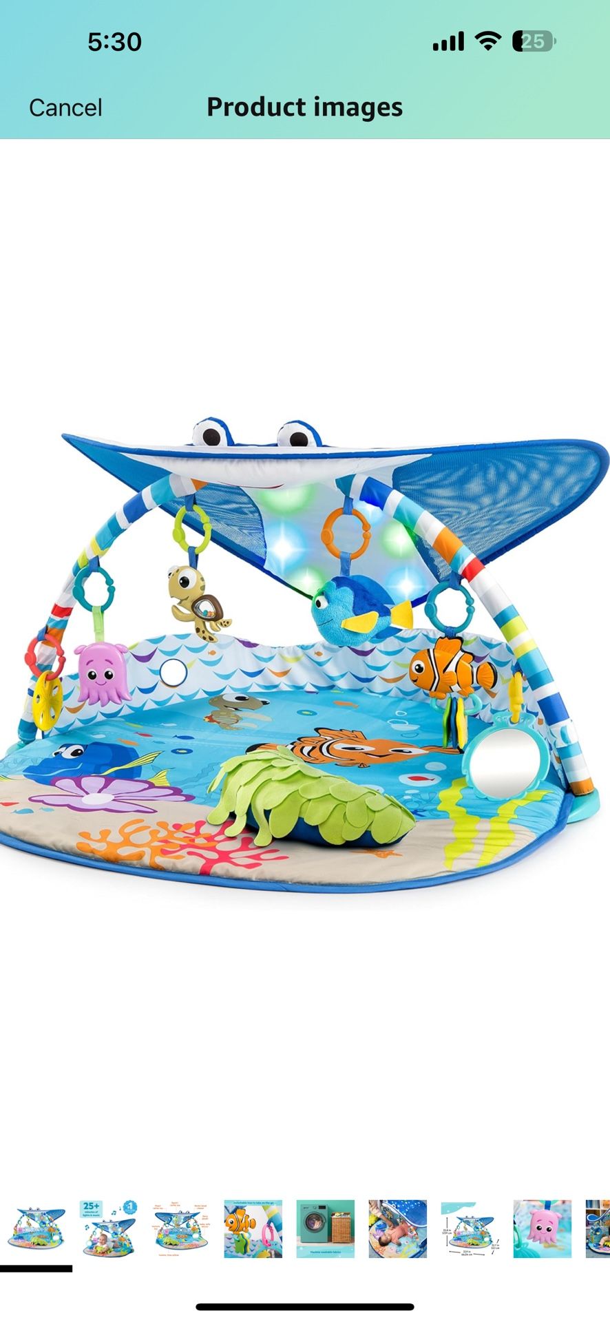 Finding Nemo Lights And Music Gym