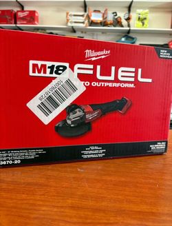 Milwaukee new 6” grinder fuel M18