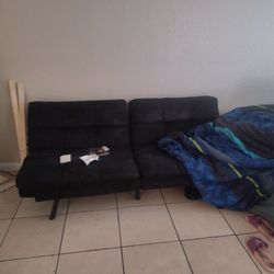 FREE FREE Used Black Futon DaSofa