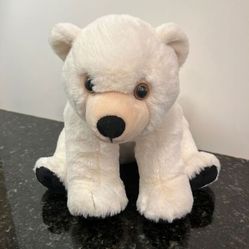 WILD REPUBLIC Baby Polar Bear Cub 14”WWF Adoption Plush  ADORABLE 
