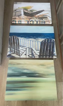 Beach Themed Canvas Wall Art