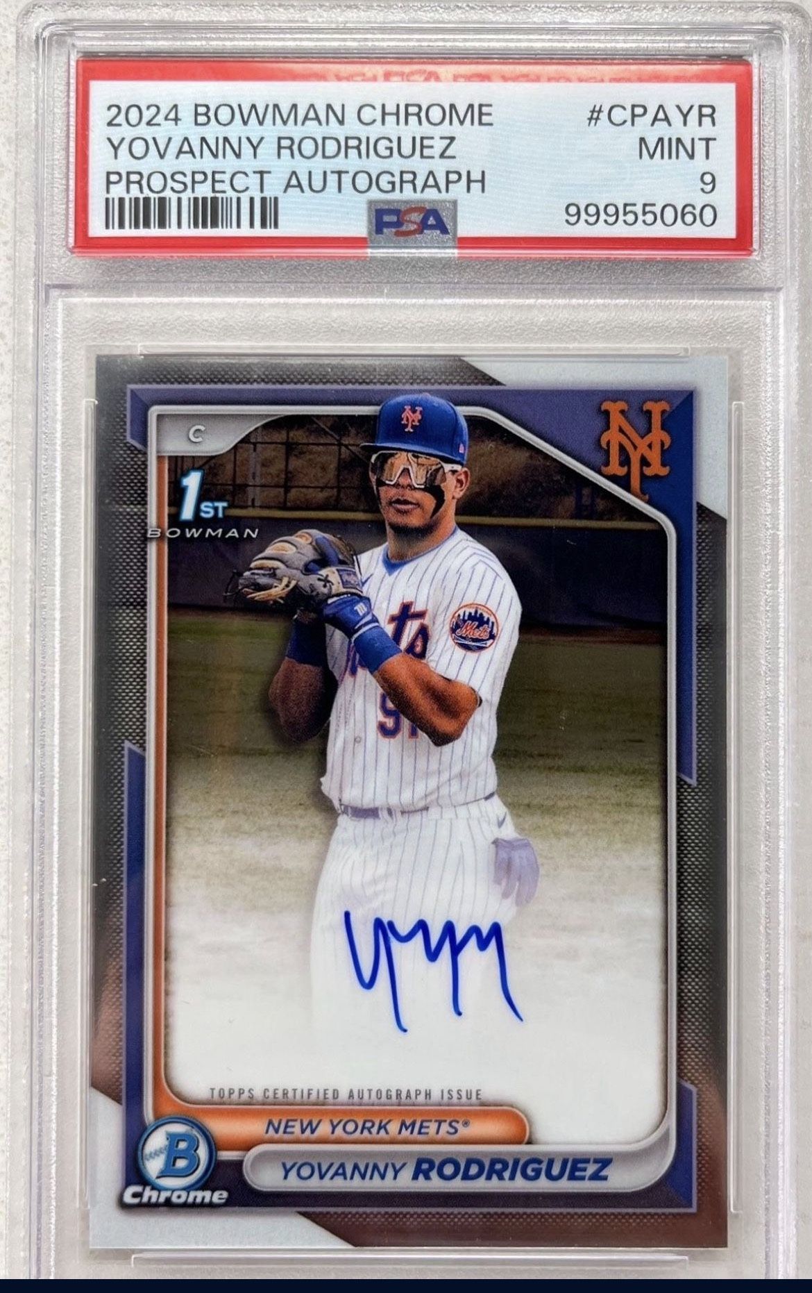 Yovanny Rodriguez Baseball Card Autograph