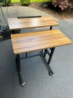 Computer/laptop desk stand