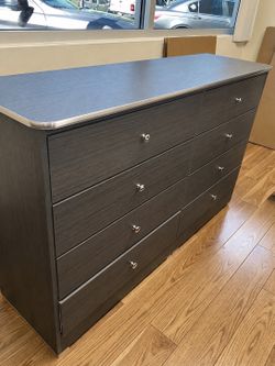 🌟New gray 8 drawer dresser