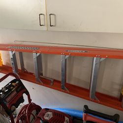 Two “A” frame ladders WERNER 6ft And LOUISVILLE 8ft  