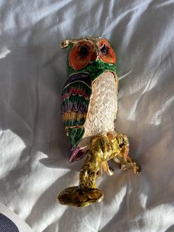Colorful Owl Figurine