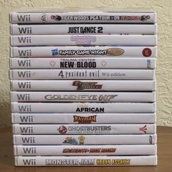 🎮 Nintendo Wii Lot – 18 Games (4 Loose) – All Tested – Local Pickup
