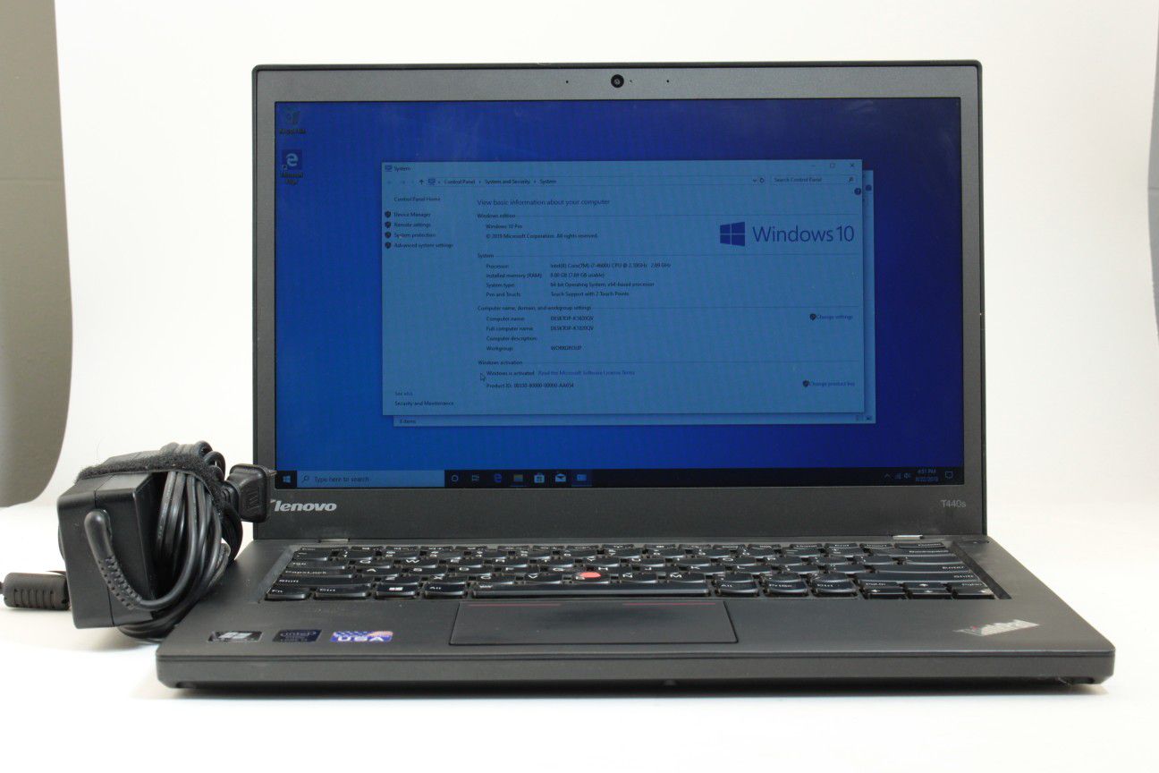 Lenovo ThinkPad T440s i7-4600u 8GB RAM 256GB SSD Laptop Notebook