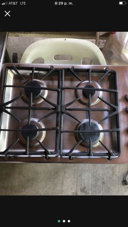 COOCKTOP  STAINLESS STEEL GAS GENERAL ELECYRIC 