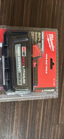 Milwaukee battery 6.0 m18 new