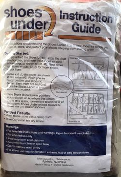 Accessory bag and shoe bag. New. Never used. Price is for each.