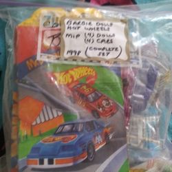 1998 McDonald Toys Barbie Dolls And Hot Wheels