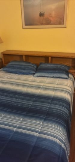 Queen Mattress with Headboard
