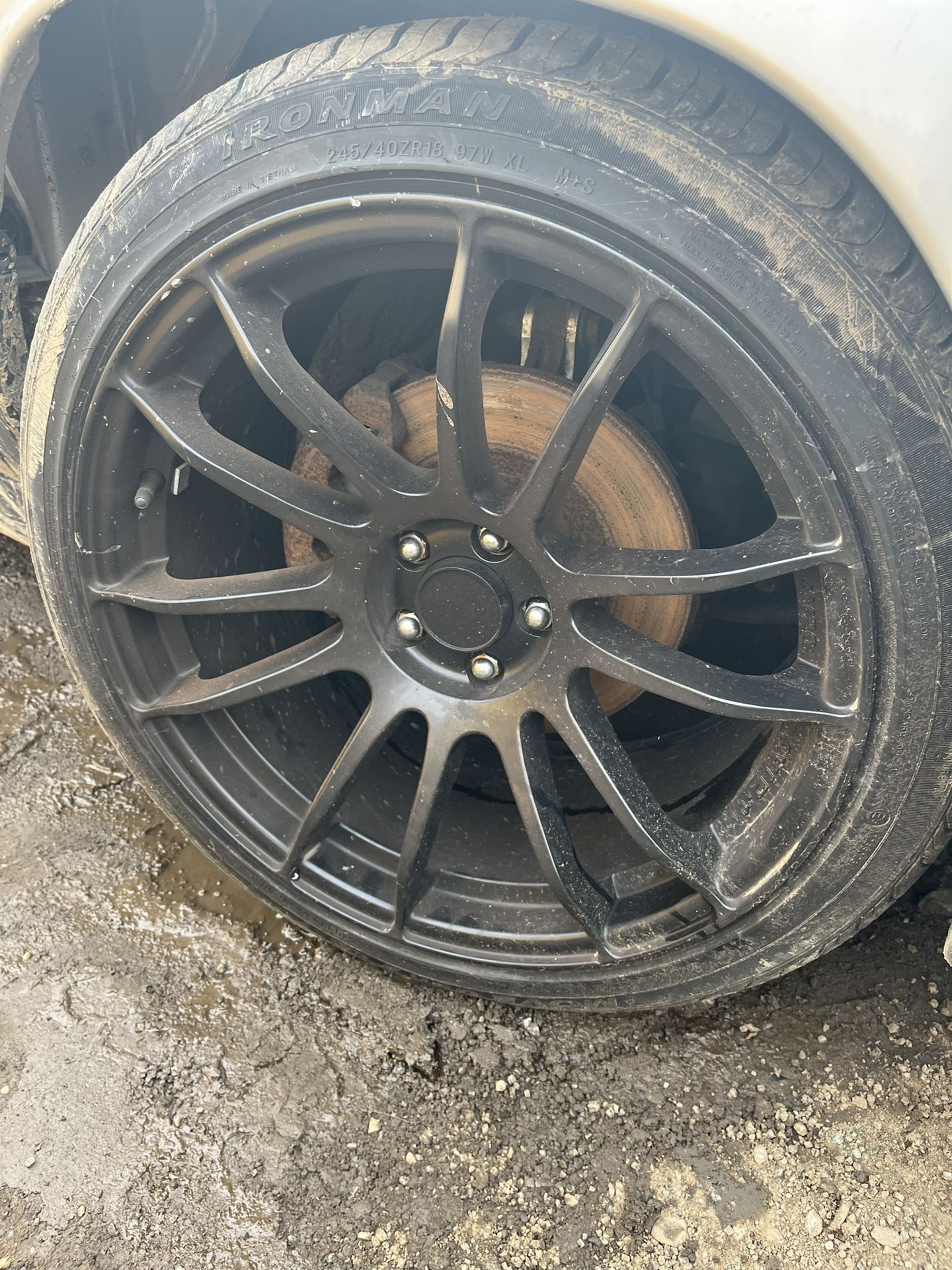 Good tires and rims came off of a Subaru