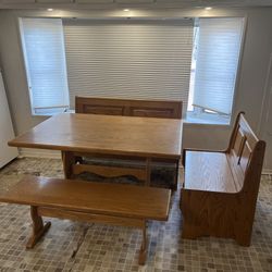 Bench Dining Table With Storage 