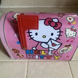Metal Hello Kitty Mail Box 6 X3.67 X4.38”H(Toy)