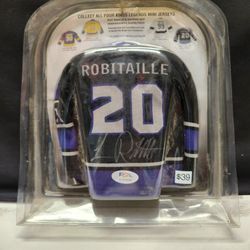 Kings Luc Robitaille Signed,  PSA-Certified Mini-Jersey