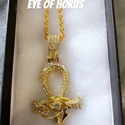 Eye Of Horus Pendant With Chain
