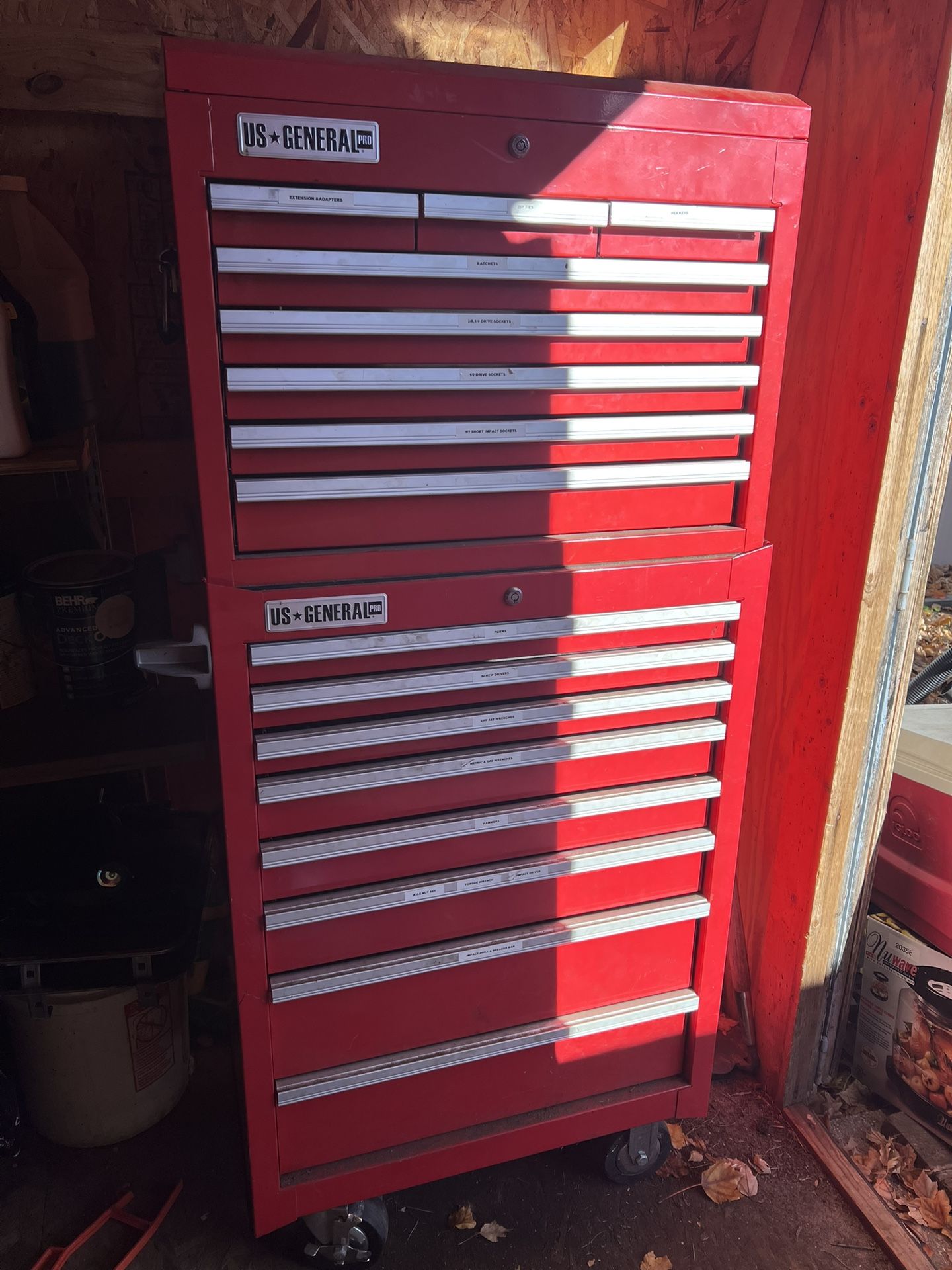 US Marshal Pro Tool Box On Wheels