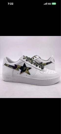 Bape Bapesta A Bathing Ape "ABC CAMO" Size 12