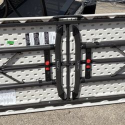 Lifetime 4-Foot Commercial Folding Table and Lifetime Contemporary Folding Chairs