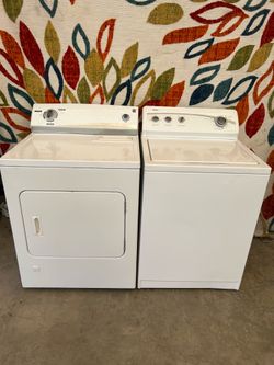 Kenmore set gas laundry
