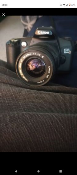 For Sale: Canon EOS Rebel G Film Camera with 35-80mm Zoom Lens. This classic 35mm SLR aAnd  Vintage Bausch & Lomb Binoculars