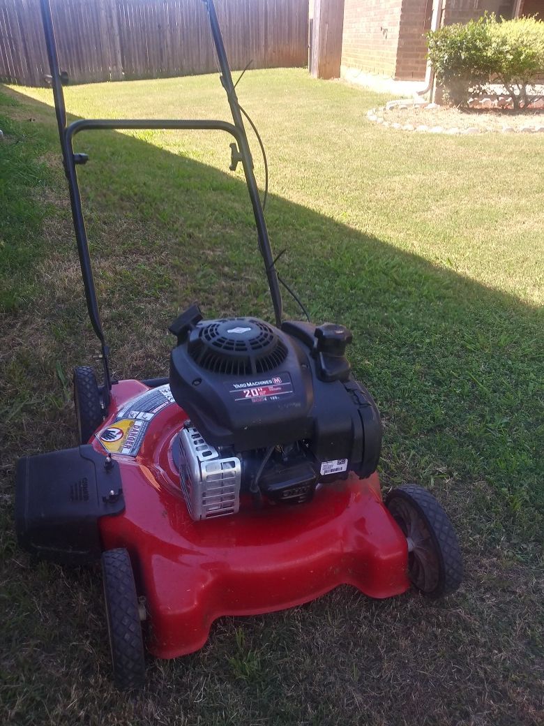 Lawn mower, yard machine